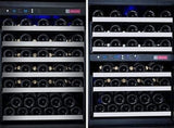 Allavino FlexCount II Tru-Vino 112 Bottle Three Zone Stainless Steel Wine Refrigerator 3Z-VSWR5656-S20
