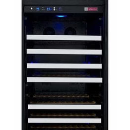 Allavino FlexCount II Tru-Vino 128 Bottle Single Zone Stainless Steel Left Hinge Wine Fridge VSWR128-1SL20