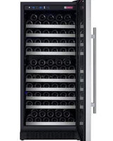 Allavino FlexCount II Tru-Vino 128 Bottle Single Zone Stainless Steel Right Hinge Wine Refrigerator VSWR128-1SR20