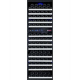 Allavino FlexCount II Tru-Vino 172 Bottle Dual Zone Stainless Steel Left Hinge Wine Fridge VSWR172-2SL20