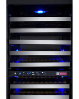 Allavino FlexCount II Tru-Vino 242 Bottle Four Zone Stainless Steel Wine Fridge 2X-VSWR121-2S20