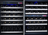 Allavino FlexCount II Tru-Vino 249 Bottle Three Zone Stainless Steel Wine Refrigerator 3Z-VSWR2128-S20