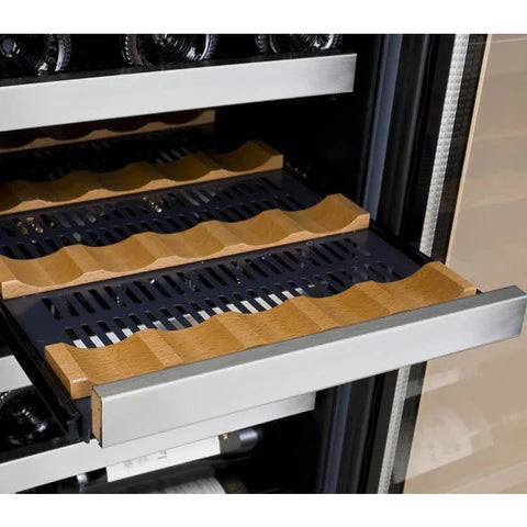 Allavino FlexCount II Tru-Vino 30 Bottle Dual Zone Stainless Steel Left Hinge Wine Fridge VSWR30-2SL20