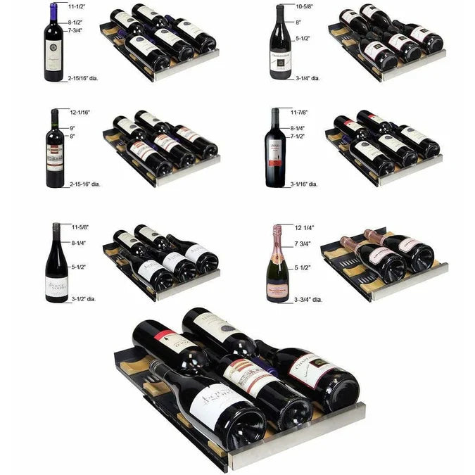 Allavino FlexCount II Tru-Vino 30 Bottle Single Zone Black Wine Fridge VSWR30-1BR20