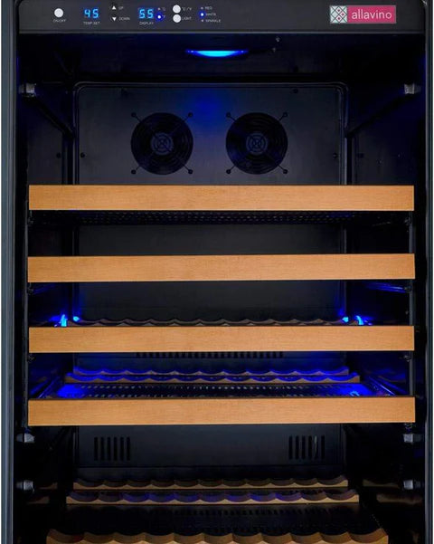Allavino FlexCount II Tru-Vino 344 Bottle Four Zone Black Wine Fridge 2X-VSWR172-2B20
