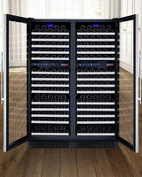 Allavino FlexCount II Tru-Vino 344 Bottle Four Zone Stainless Steel Wine Fridge 2X-VSWR172-2S20