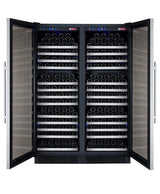 Allavino FlexCount II Tru-Vino 354 Bottle Dual Zone Stainless Steel Wine Fridge 2X-VSWR177-1S20