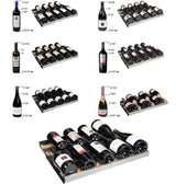 Allavino FlexCount II Tru-Vino 354 Bottle Dual Zone Stainless Steel Wine Fridge 2X-VSWR177-1S20