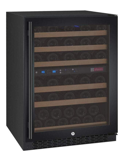 Allavino FlexCount II Tru-Vino 56 Bottle Dual Zone Black Right Hinge Wine Fridge VSWR56-2BR20