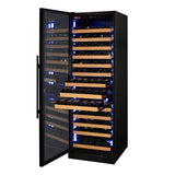 Allavino Reserva 163 Bottle Black Metal Frame Wine Cooler VSW16371S-1BGL