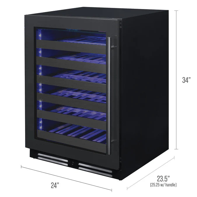 Allavino Reserva 50 Bottle Single Zone Left Hinge Wine Refrigerator BDW5034S-1BSL
