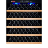 Allavino Vite II Tru-Vino 277 Bottle Single Zone Stainless Steel Left Hinge Wine Fridge YHWR305-1SL20