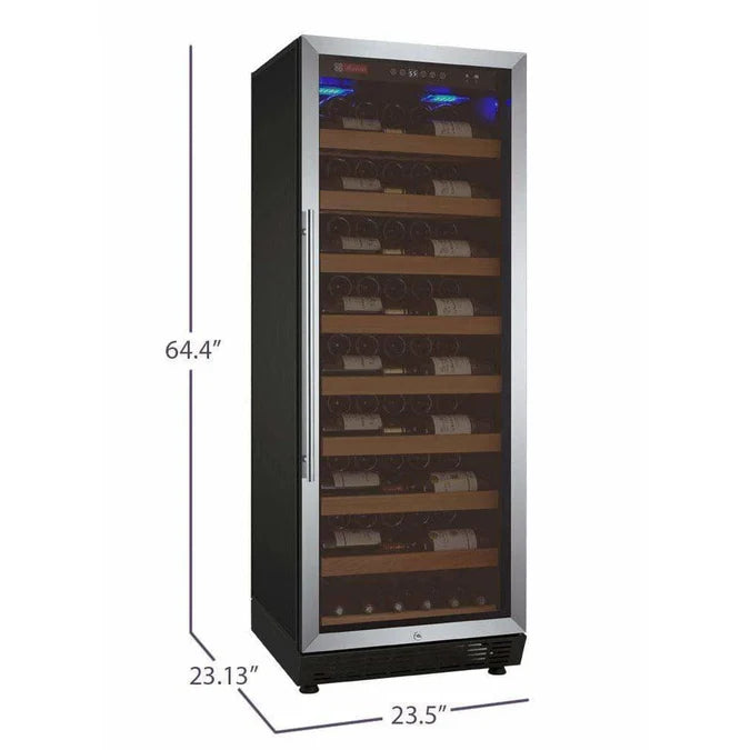 Allavino Vite II Tru-Vino 99 Bottle Stainless Steel Right Hinge Wine Fridge YHWR115-1SR20