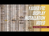 Ultra Wine Racks Floor-To-Ceiling Mounted Display - 1 Sided (63 Bottles)
