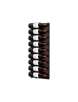 Ultra Wine Racks - Fusion HZ Label-Out Wine Wall Black Acrylic (3 Foot)