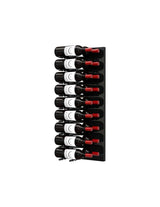Ultra Wine Racks - Fusion HZ Label-Out Wine Wall Black Acrylic (3 Foot)