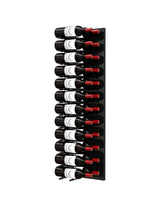 Ultra Wine Racks - Fusion HZ Label-Out Wine Wall Black Acrylic (4 Foot)