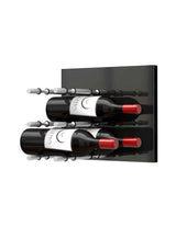 Ultra Wine Racks - Fusion Panels HZ Black (3 to 9 Bottles)