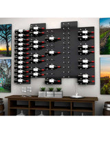 Ultra Wine Racks - Fusion Panels HZ Black (3 to 9 Bottles)