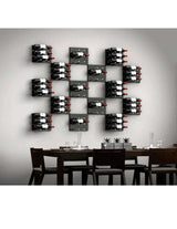Ultra Wine Racks - Fusion Panels HZ Black (3 to 9 Bottles)