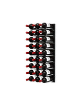 Ultra Wine Racks - Fusion Straight Wine Wall Black Acrylic (3 Foot)