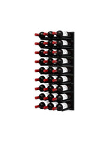 Ultra Wine Racks - Fusion Straight Wine Wall Black Acrylic (3 Foot)