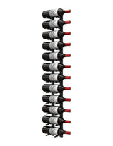 Ultra Wine Racks HZ Wall Rails - 4FT Metal Wine Racks (12 to 36 Bottles)