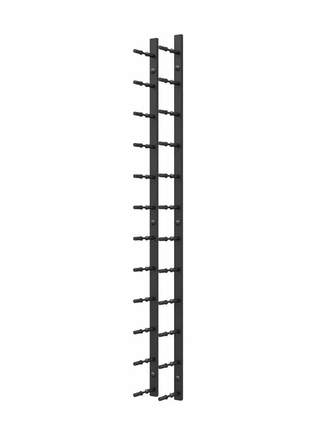 Ultra Wine Racks HZ Wall Rails - 4FT Metal Wine Racks (12 to 36 Bottles)