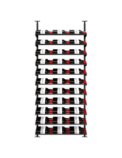 Ultra Wine Racks Showcase Standard Cascade Kits 66-99 Bottles