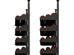Ultra Wine Racks Showcase Standard Cascade Kits 66-99 Bottles