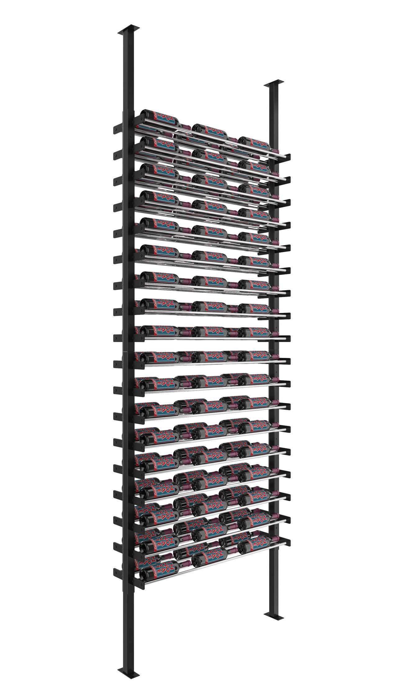 Evolution Double Sided Wine Wall Post Kit 10 3C (floor-to-ceiling wine rack system)